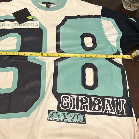 Marithe Francois Girbaud Oversized Baggy Big 38 Logo Tshirt Hip Hop Men Size XXL - Picture 17 of 17